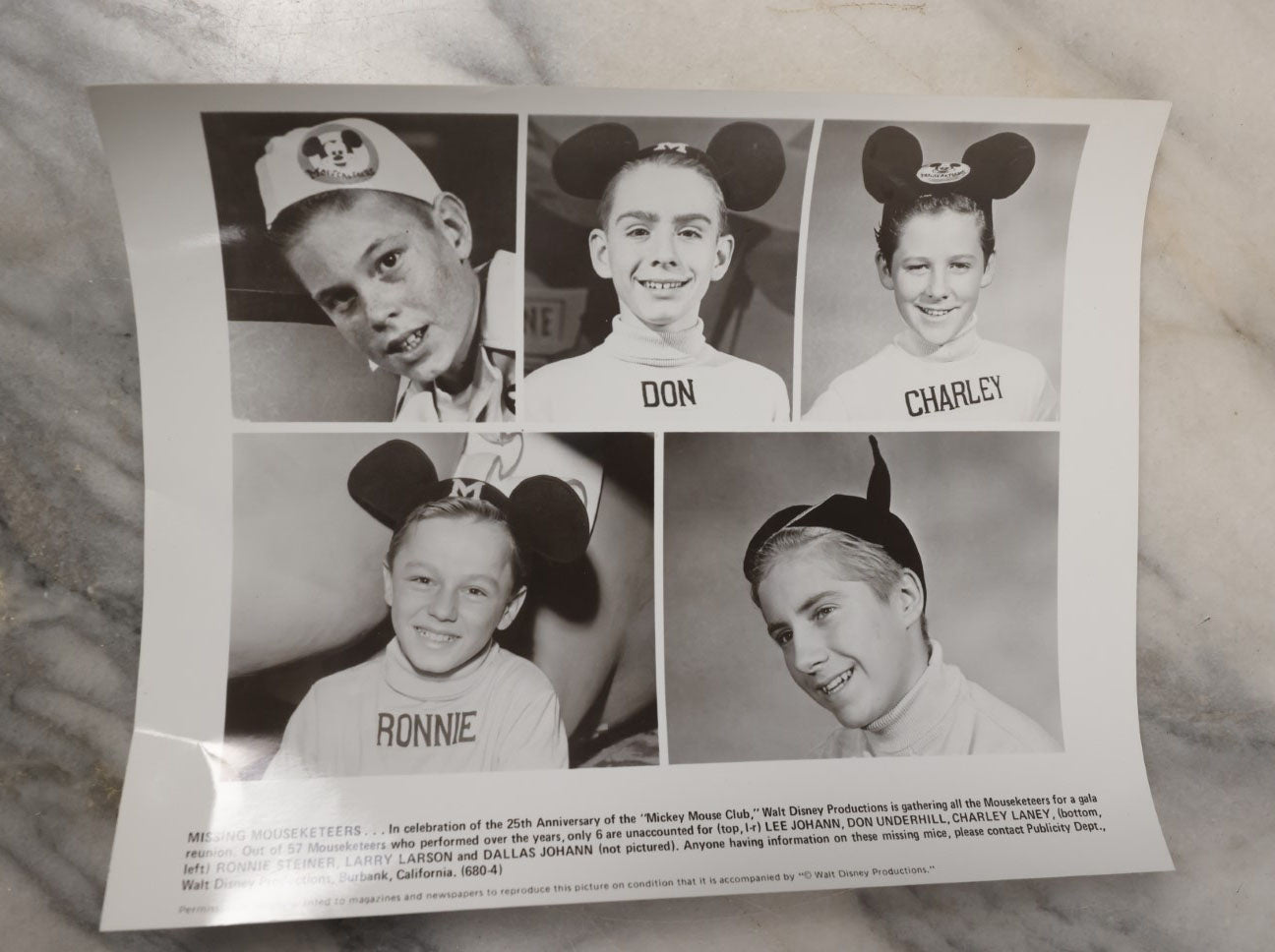 Lot 068 - Grouping Of Miscellaneous Walt Disney Ephemera Including 1980s Mickey Mouse Club Documents And Vintage Tickets To Disneyland Theme Park