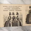Lot 072 - Antique Newspaper Magazine, Supplement To The Young Ladies' Journal, March 1887