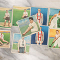 Lot 084 - Grouping Of Nine Antique Cigarette Cards From Mecca Cigarettes, Champion Athlete And Prize Fighter Series