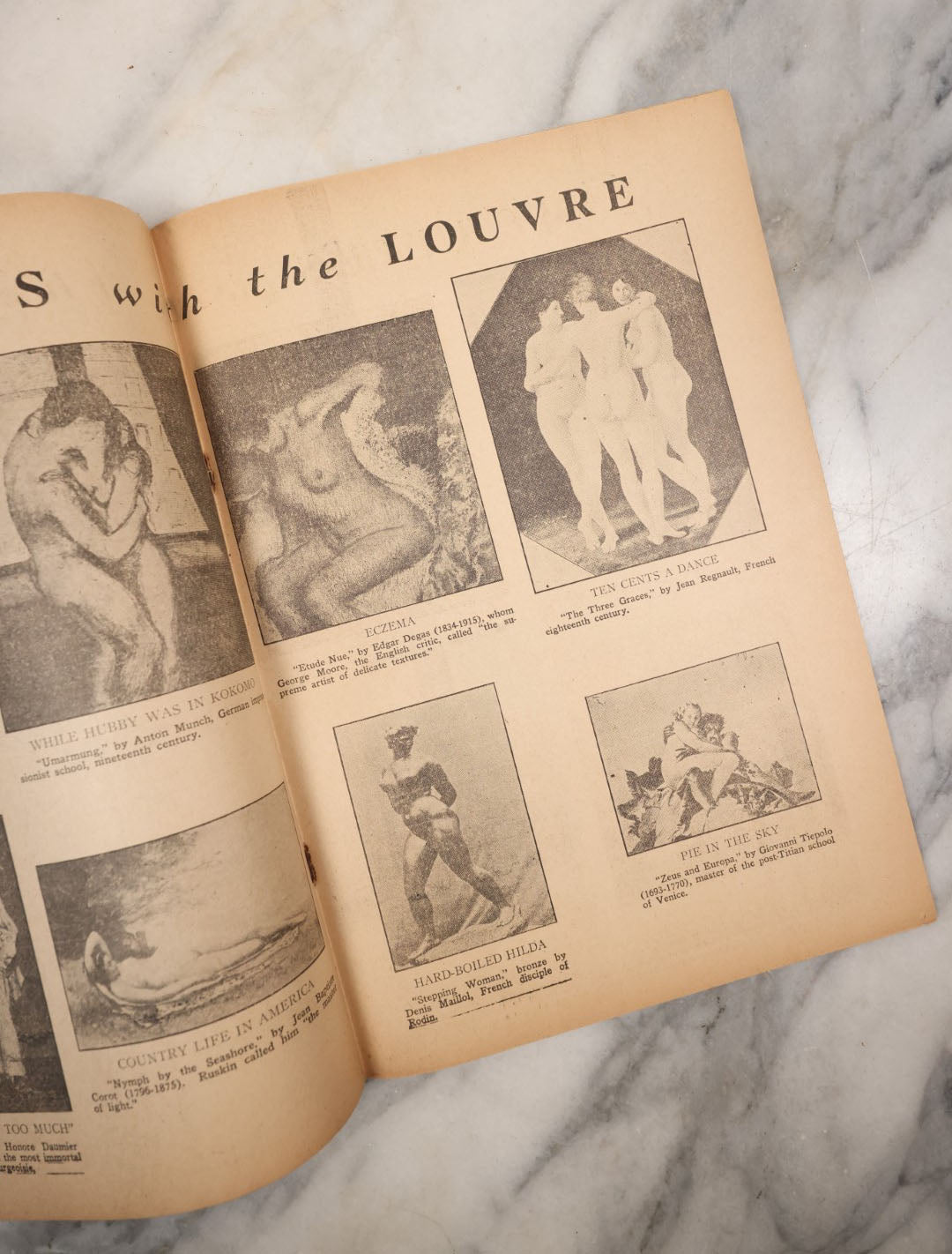 Lot 108 - Jest, A Magazine Of Social Satire, Vintage Men's Magazine, March 1933, With Scantily Clad Lady On The Front, "Hail Prosperity"