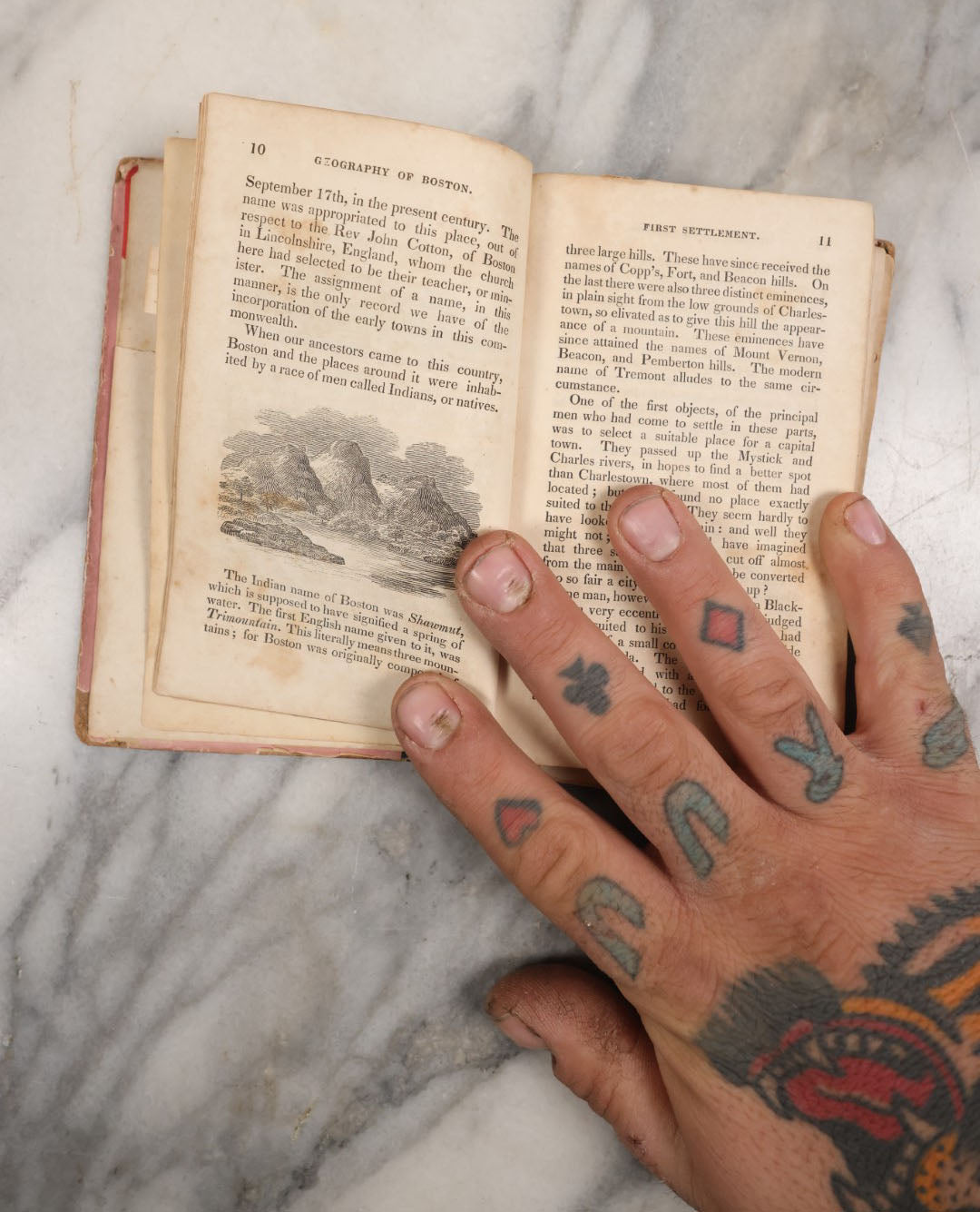 Lot 117 - "Geography Of Boston, County Of Suffolk, And The Adjacent Towns, With Historical Notes," Antique Book By C.H. Snow, M.D., 1830, With Fold Out Map, Illustrations