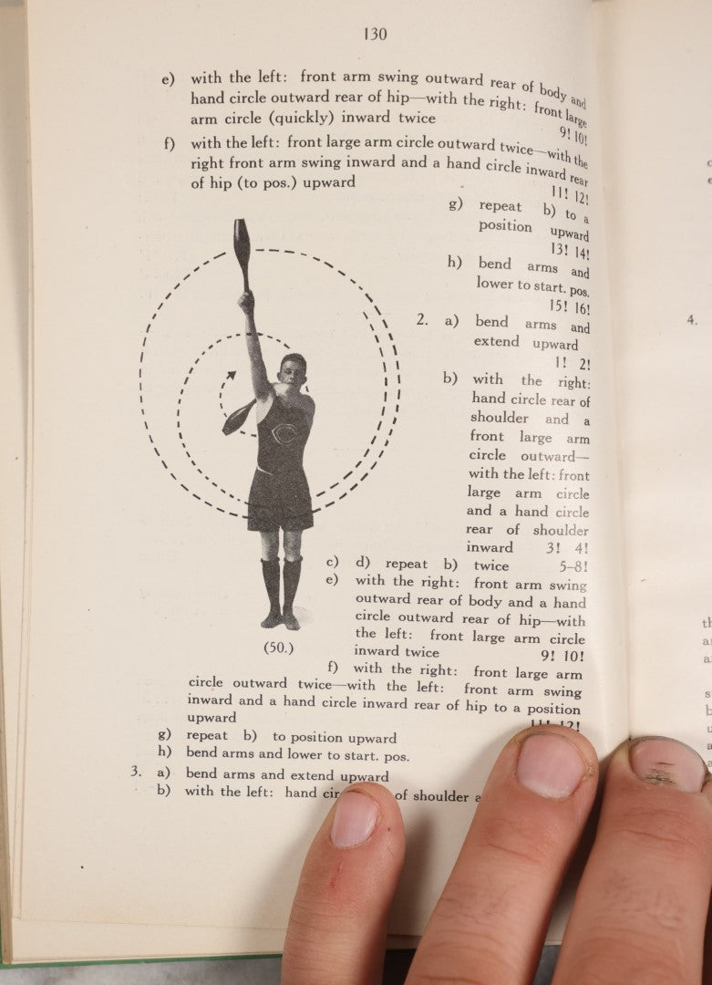Lot 119 - "Clubs" Antique Book By Joseph Cermak On Athletic Clubs, Exercises And More, Copyright 1916, Illustrated