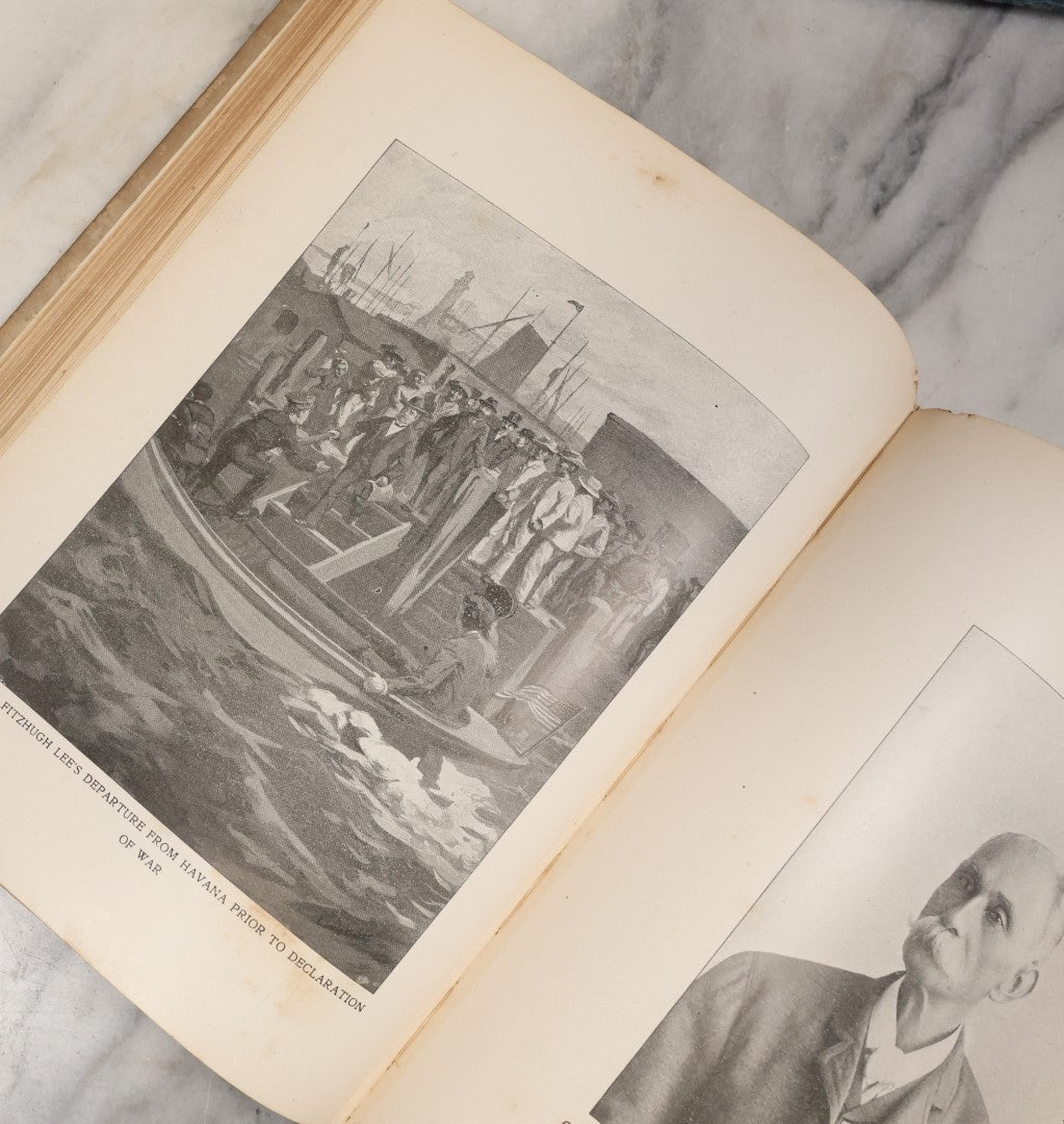Lot 122 - "Our War With Spain For Cuba's Freedom" Antique Book By Trumbull White, Published By C.F. Breezley & Co., Chicago, Illinois, Illustrated, 1898