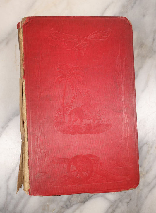 Lot 126 - "A Year On The Punjab Frontier, In 1848-49" Antique Book By Major Herbert B. Edwardes, Second Edition, Volume II, Craft Grade, Poor Condition, Binding Split