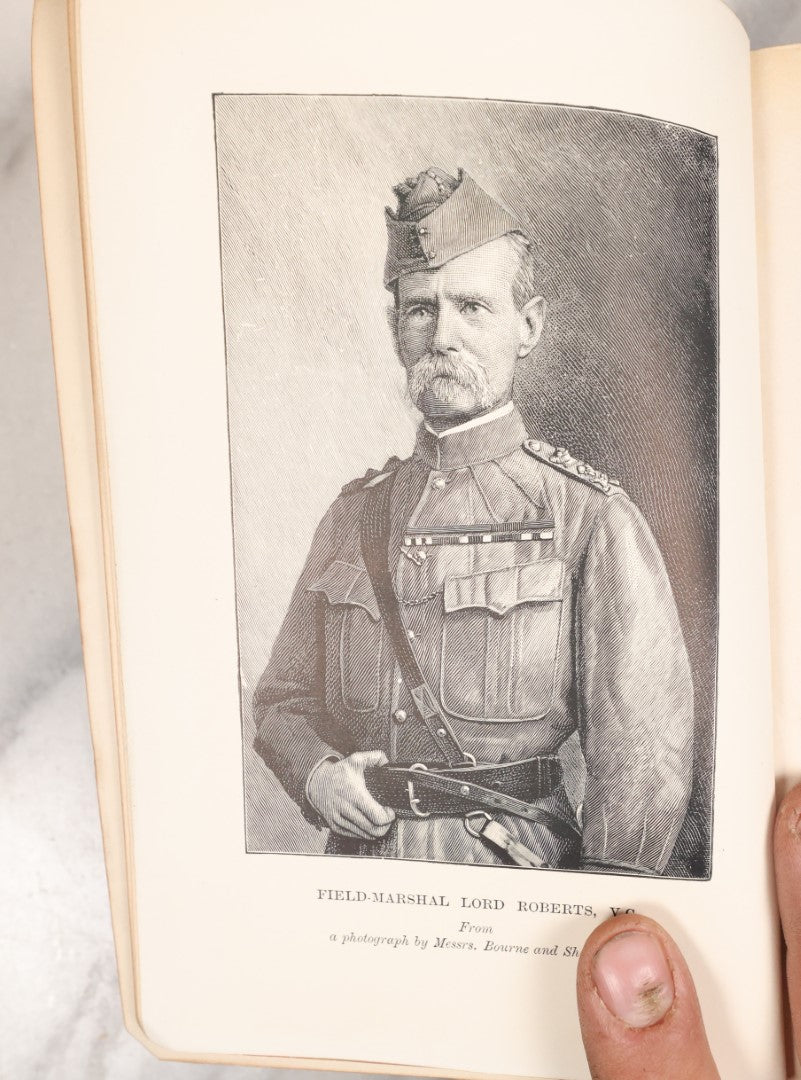 Lot 127 - "Forty-One Years In India From Subaltern To Commander-In-Chief" Antique Book By Field Marshal Lord Roberts Of Kandahar, New Edition, Illustrated, Macmillan And Co., Limited, London, 1900, Craft Grade, Poor Condition, Missing Covers, With Fold Out Maps