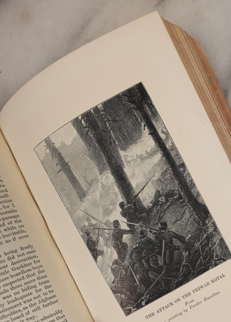 Lot 127 - "Forty-One Years In India From Subaltern To Commander-In-Chief" Antique Book By Field Marshal Lord Roberts Of Kandahar, New Edition, Illustrated, Macmillan And Co., Limited, London, 1900, Craft Grade, Poor Condition, Missing Covers, With Fold Out Maps