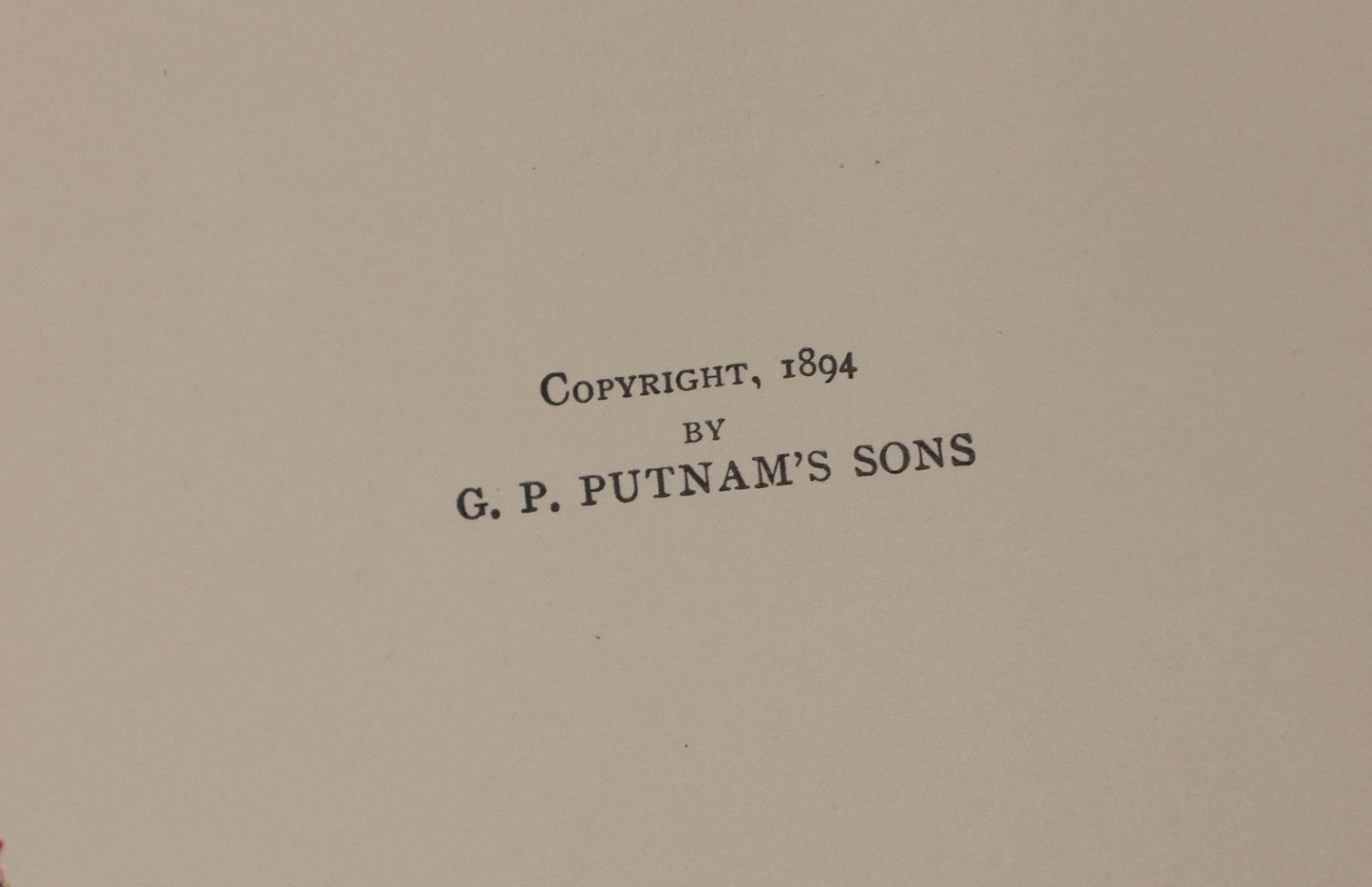 Lot 128 - "The Sketch Book Of Geoffrey Crayon" Antique Book By Washington Irving, Volume II, Van Tassel Edition, With Holiday Themed Printing On Pages, Blue Cover, G.P. Putnam's Sons, The Knickerbocker Press, 1895, Illustrated