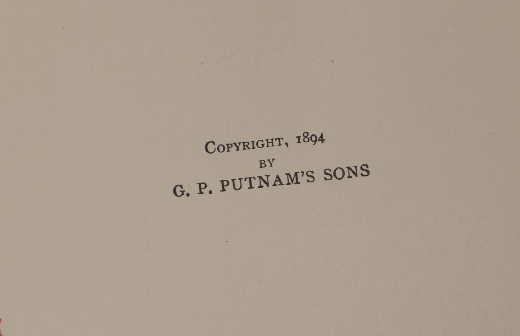 Lot 128 - "The Sketch Book Of Geoffrey Crayon" Antique Book By Washington Irving, Volume II, Van Tassel Edition, With Holiday Themed Printing On Pages, Blue Cover, G.P. Putnam's Sons, The Knickerbocker Press, 1895, Illustrated