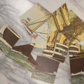 Lot 133 - Partial Antique Puzzle Of Ocean Liner, Ship, Kaiser Wilhelm, Incomplete