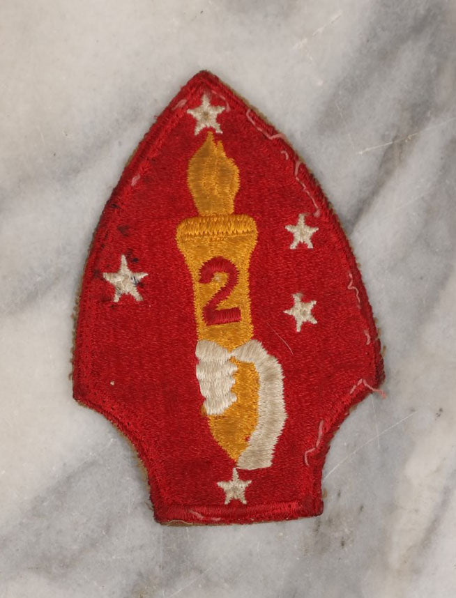 Lot 134 - Grouping Of Four Vintage World War Two Era Military Embroidered Patches, Including Diver Patch And Guadalcanal Patch, Others
