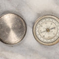 Lot 146 - Single Junk Drawer Finding, Miniature Metal Compass With Lid