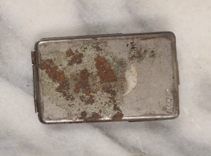 Lot 151 - Single Junk Drawer Finding, Vintage Advertising Match Safe And Strike, J.E. Keiser & Co., Slate Roofers, Shamokin, Pennsylvania