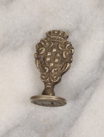 Lot 153 - Single Junk Drawer Finding, Brass Wax Seal Stamp, Letter "L"