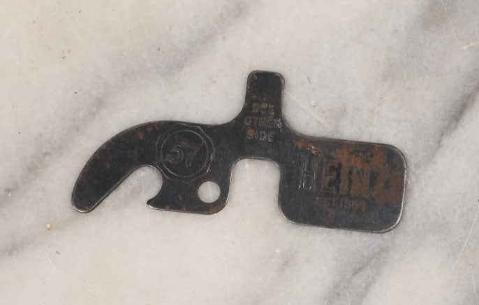 Lot 156 - Single Junk Drawer Finding, Heinz 57 Bottle And Can Opener Tool Advertisement