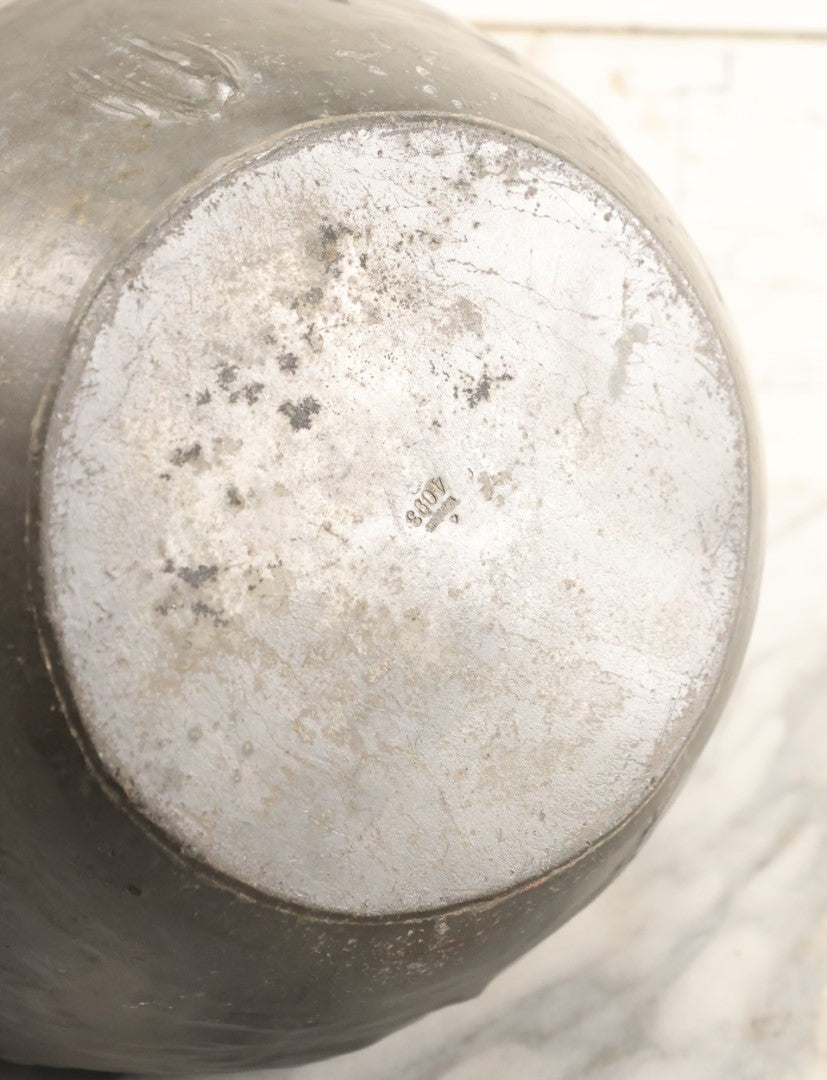 Lot 001 - Antique German Pewter Art Nouveau Planter With Children, By Kayserzinn, No. 4093 