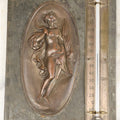 Lot 003 - Antique Wall Hanging Thermometer Depicting Demeter (Greek) / Ceres (Roman), Titled "Summer," Manufactured By C. Wilder, Peterboro / Peterborough, New Hampshire