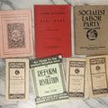 Lot 176 - Grouping Of Seven Leftist, Socialist, Marxist Pamphlets, Circa 1930s, Including Works On Karl Marx, The Socialist Labor Party, Reform Or Revolution, And More