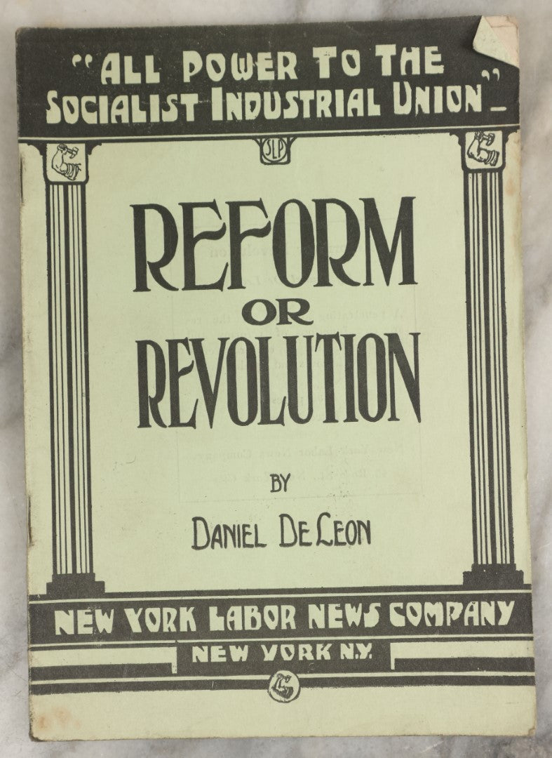 Lot 176 - Grouping Of Seven Leftist, Socialist, Marxist Pamphlets, Circa 1930s, Including Works On Karl Marx, The Socialist Labor Party, Reform Or Revolution, And More