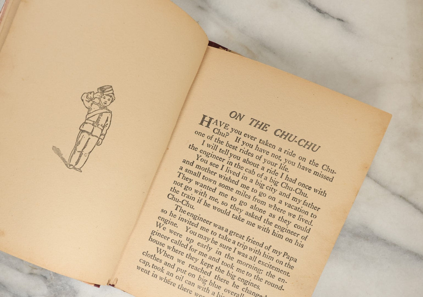 Lot 180 - "Young Folks Railroad Stories" Vintage Illustrated Children's Book On Trains, Graham & Matlack Inc., New York