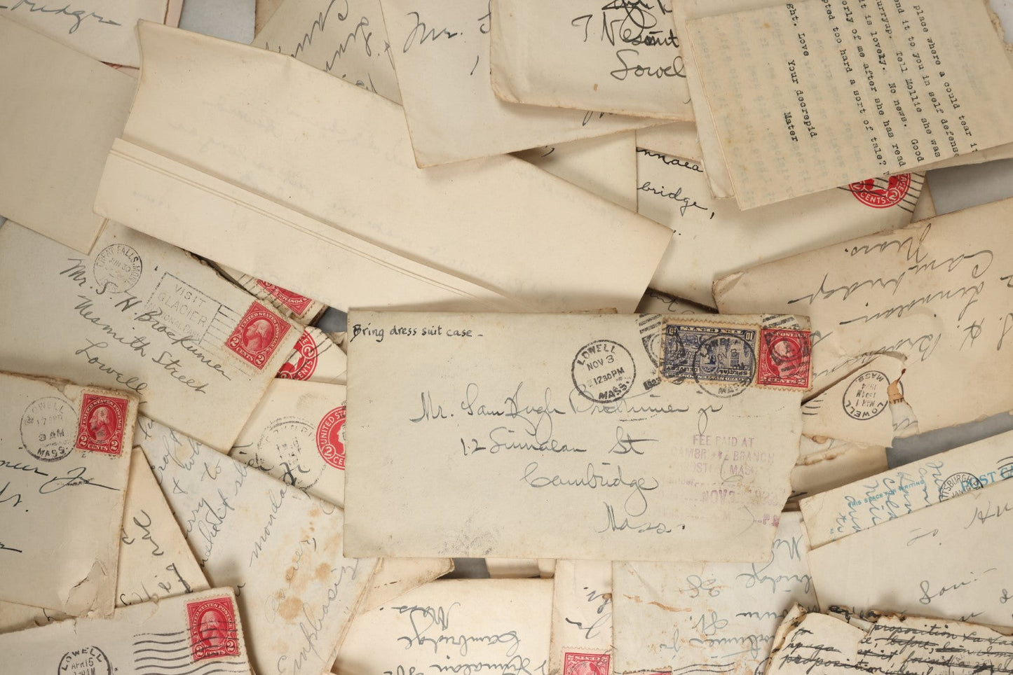 Lot 181 - Large Grouping Of 100+ Pieces Of 1920s Era Correspondence Addressed To Mr. Sam Hugh Brockunier, Jr., Including Many Documents From Universities And Colleges Such As Lasalle And Harvard, One Lot One Money