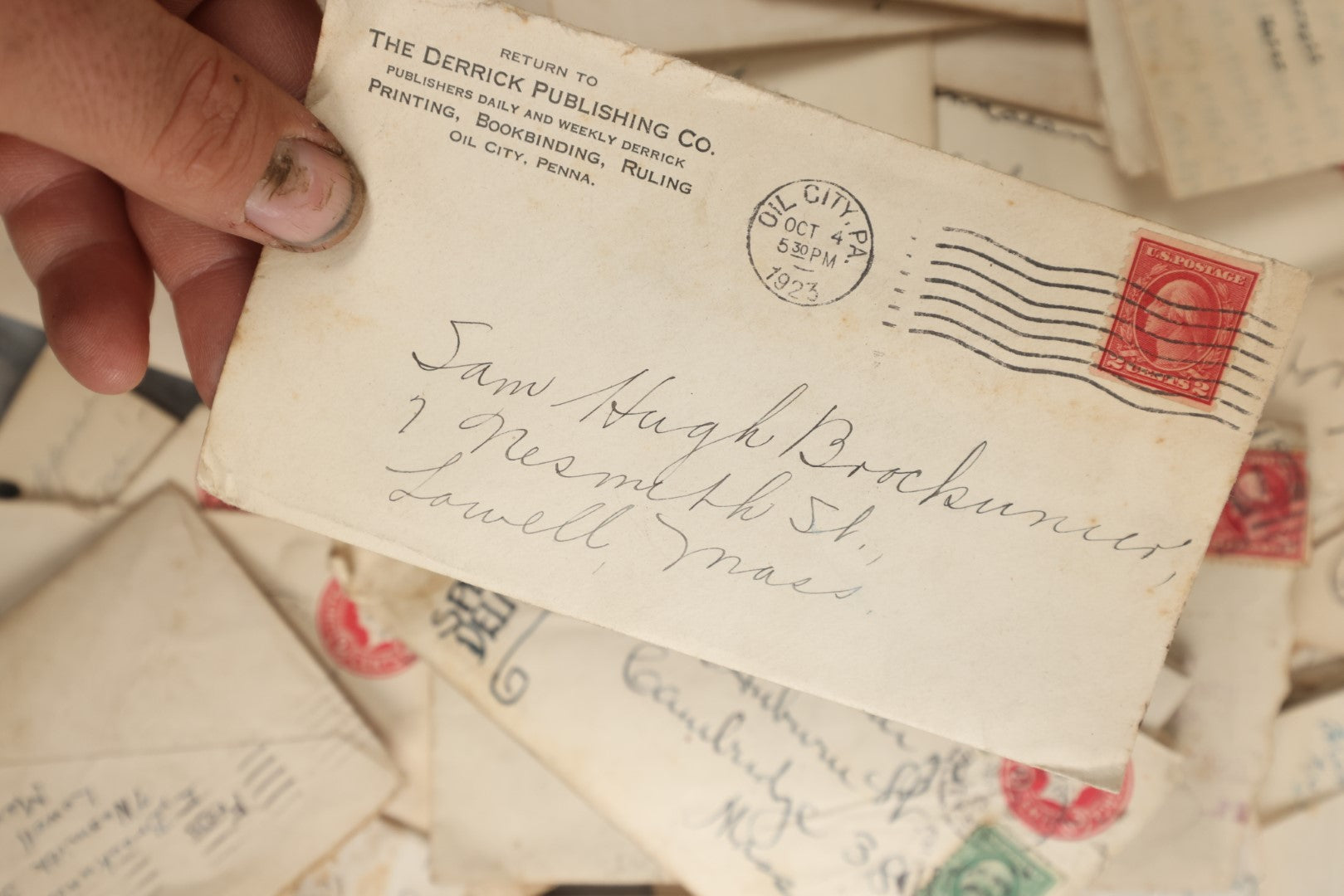 Lot 181 - Large Grouping Of 100+ Pieces Of 1920s Era Correspondence Addressed To Mr. Sam Hugh Brockunier, Jr., Including Many Documents From Universities And Colleges Such As Lasalle And Harvard, One Lot One Money