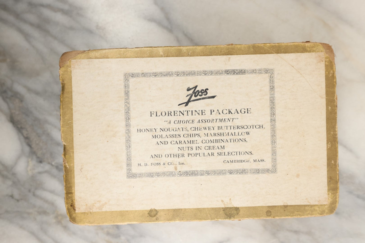 Lot 183 - Estate Ephemera Grouping Related To Boston Swedish Gymnastic Club Posse, Circa 1930s, Including Chocolate Box Found In, Includes Map Of New York City, Real Photo Postcard Of Motorcycle Cop And Boston Marathon, Hand Made Patch, Etc, As Found