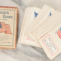 Lot 190 - Hood's War Game, U.S. Vs Spain, Spanish American War Era Card Game In Box, Advertisement For O.I Hood & Co., Hood's Sarsaparilla, Lowell, Massachusetts, Unknown If Complete
