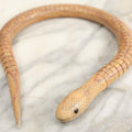 Lot 205 - Vintage Novelty Articulated Wooden Snake Toy, Approximately 12"