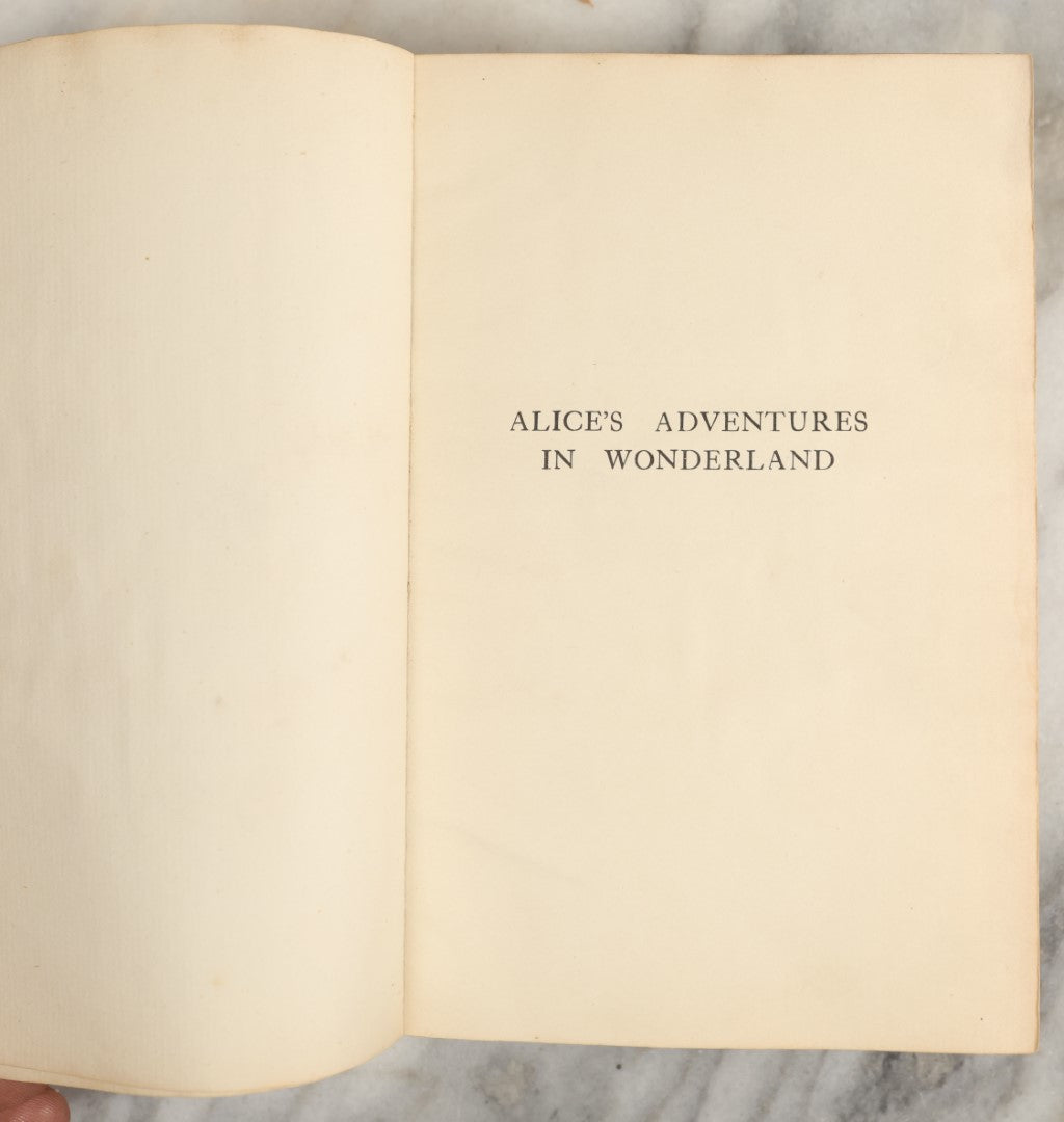 Lot 038 - "Alice's Adventures In Wonderland" By Lewis Carroll, With Forty-Two Illustrations By John Tenniel, Macmillan And Co., London, 1937 Facsimile Edition