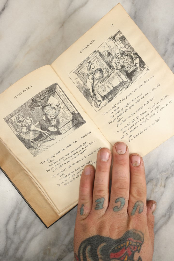 Lot 038 - "Alice's Adventures In Wonderland" By Lewis Carroll, With Forty-Two Illustrations By John Tenniel, Macmillan And Co., London, 1937 Facsimile Edition