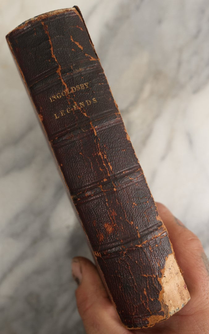 Lot 039 - "The Ingoldsby Legends Or Mirth And Marvels" Antique Book By Thomas Ingoldsby, Pseudonym Of Richard Harris Barham, Collection Of Myths, Legends, And Ghost Stories, Esquire, Richard Bentley Publisher, New Edition, 1858 