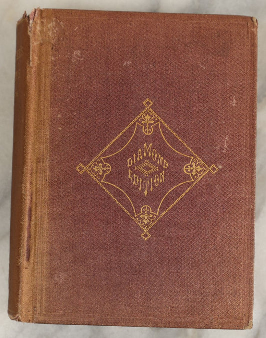 Lot 040 - "Whittier's Poems, Complete" Antique Poetry Book With The Works Of John Greenleaf Whittier, 1857 Edition