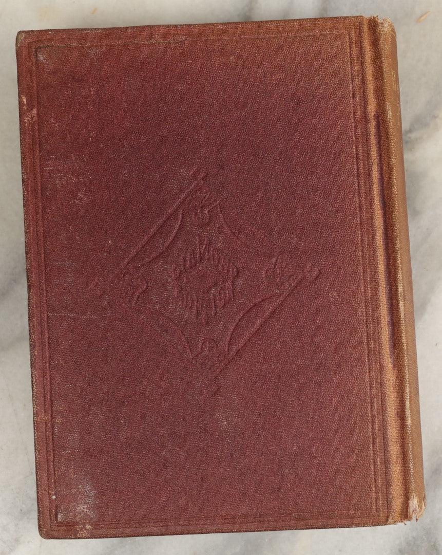 Lot 040 - "Whittier's Poems, Complete" Antique Poetry Book With The Works Of John Greenleaf Whittier, 1857 Edition