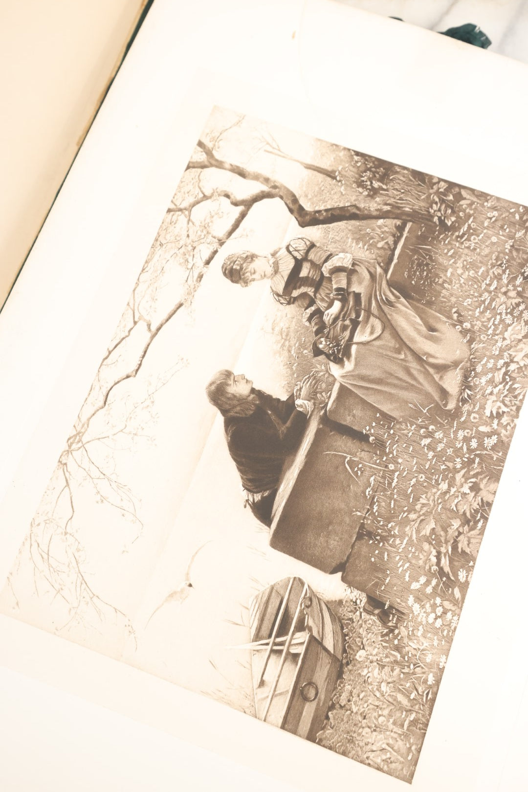 Lot 044 - Pair Of Antique Folio Art Book Collections, "Crowned Masterpieces Of Painting From The Paris Exhibition, Salon, Etc." Deluxe Edition, Sections 4 And 9, Incomplete