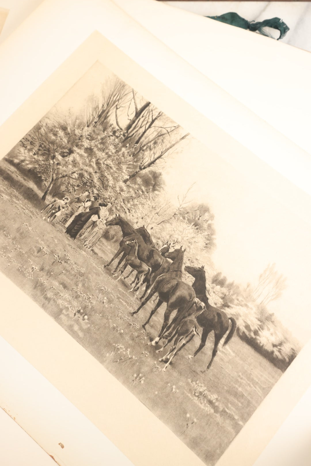 Lot 044 - Pair Of Antique Folio Art Book Collections, "Crowned Masterpieces Of Painting From The Paris Exhibition, Salon, Etc." Deluxe Edition, Sections 4 And 9, Incomplete