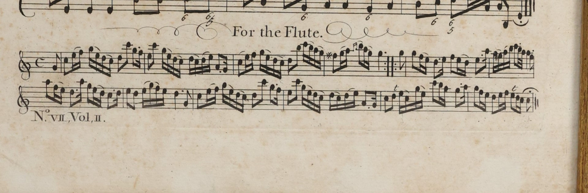 Lot 058 - Antique Hand Colored Sheet Music Engraving, "Northern Lad's Complaint" Sung By Mrs. Vincent, One Of Four Engraved Plates Presented To Duke Of Atholl, In Frame, Circa Late 18th Century