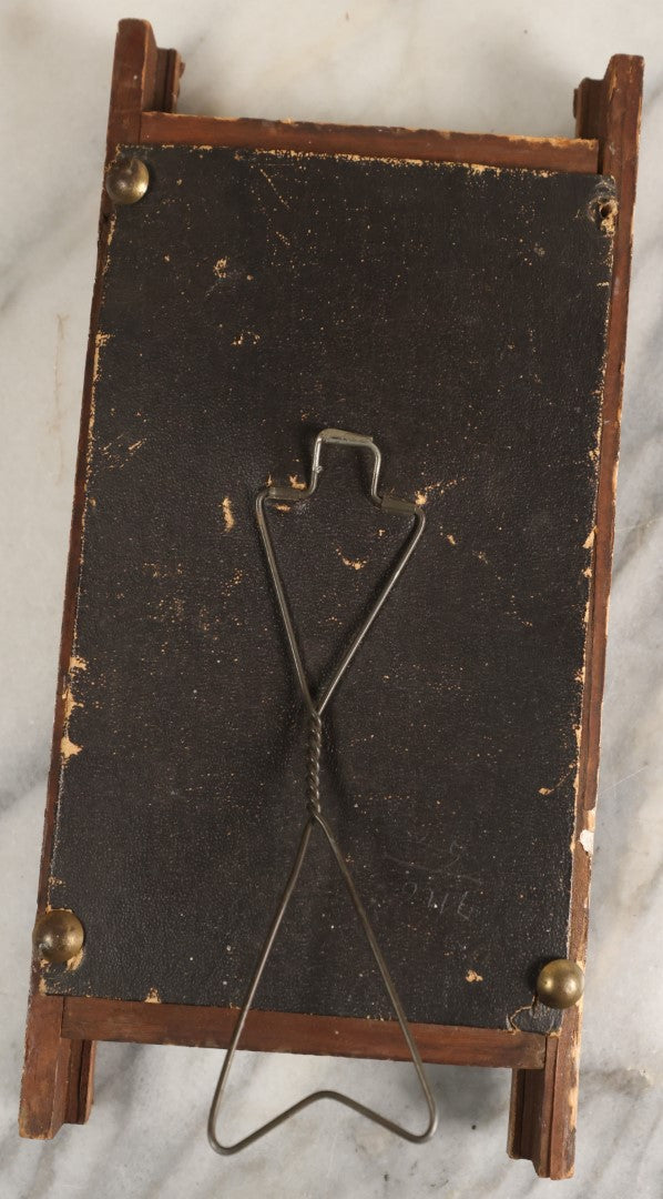 Lot 060 - Antique Framed Cabinet Card Photo Of Poet Henry Wadsworth Longfellow, Note Loss To Frame Gesso, Frame Has Kickstand