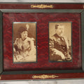 Lot 062 - Antique Framed Carte De Visite C.D.V. Photos Of Actress Josephine "Josie" Mansfield And Financier James "Jim" Fisk Who Was Murdered In Relation To His Affair With The Actress