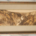 Lot 063 - Antique Framed Photograph Of The Grand Canyon, Yellowstone National Park, From Artists Point, By Jack Ellis Haynes (1884-1962)