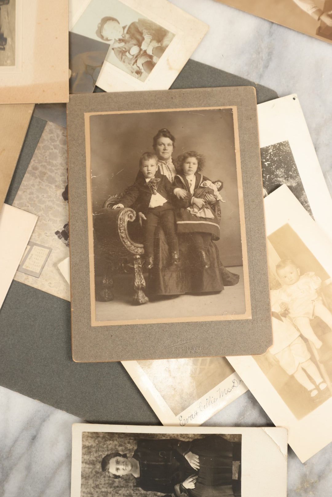 Lot 153 - Unique Collection Grouping Of 25+ Antique And Vintage Photographs Of Children Dressed In Sailors Uniforms, Costumes, One Lot One Money