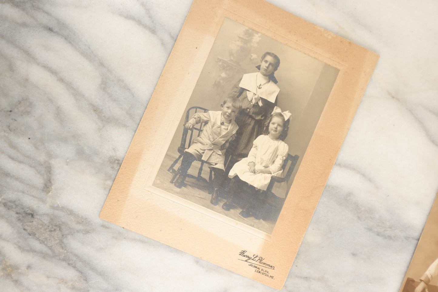 Lot 153 - Unique Collection Grouping Of 25+ Antique And Vintage Photographs Of Children Dressed In Sailors Uniforms, Costumes, One Lot One Money