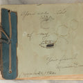 Lot 157 - Vintage Green Autograph Album With Pictogram Illustration On Cover "You Are The Apple Of My Eye," New Brunswick, Canada, March 1926