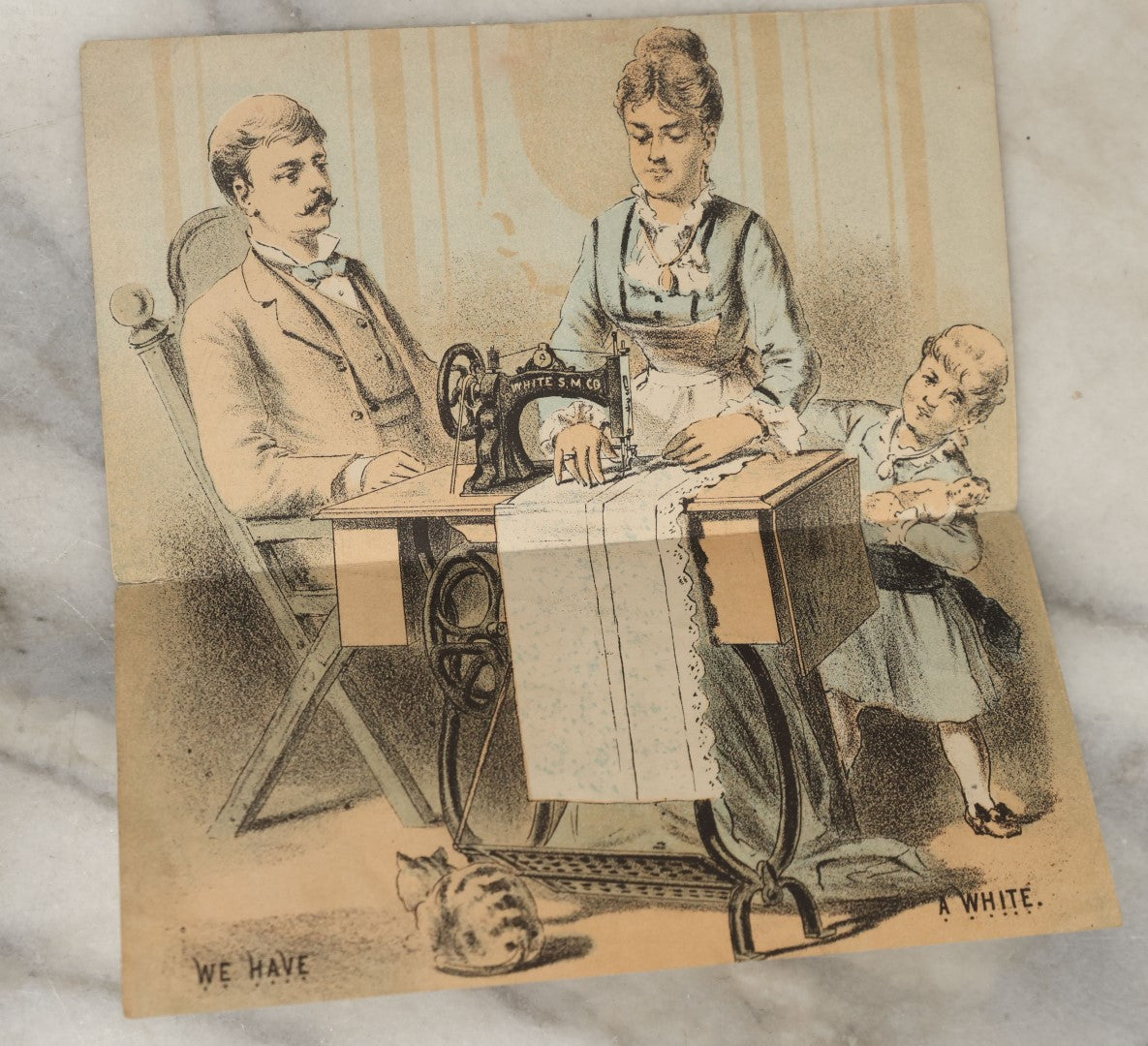 Lot 160 - Grouping Of Five Trade Cards Including Three Transforming Flip Out Cards, A Mechanical Windmill Card, And An Early Santa Die Cut