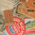 Lot 162 - Grouping Of 10+ Pieces Of Miscellaneous Advertising Including Wrigley's Spearmint Gum Coupons, Hotel Labels, Civil Defence Emergency Card, And More