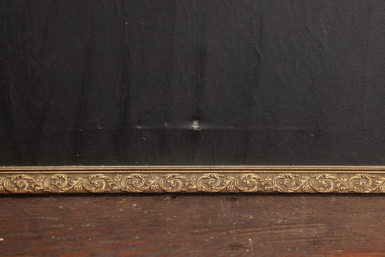 Lot 003 - Antique Oil On Canvas Portrait Painting Of A Bearded Man In Black Robe, In Frame, Note Holes, Losses, 18-1/2" x 22-1/2"