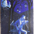 Lot 004 - Vintage Oil On Canvas Painting Of A Drunken Hobo On A Park Bench, Artist Signed, Nicolas Riaboff (Russian), Circa 1970s, Gallery Label On Verso, Note Heavy Wear And Tear, 15" x 24"