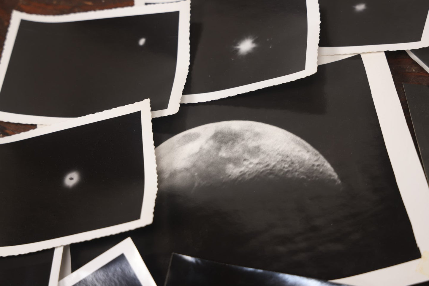 Lot 017 - Grouping Of 30+ Vintage Black And White Snap Shot Photos Of The Total Solar Eclipse On March 7Th, 1970, As Seen East Of Cape Cod, Massachusetts, With Provenance And New York Times Article