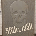 Lot 041 - The Skull 1950 Yearbook From Albany Medical College, Union University, Albany, New York, Skull On Cover, Interesting Medical Photos Inside