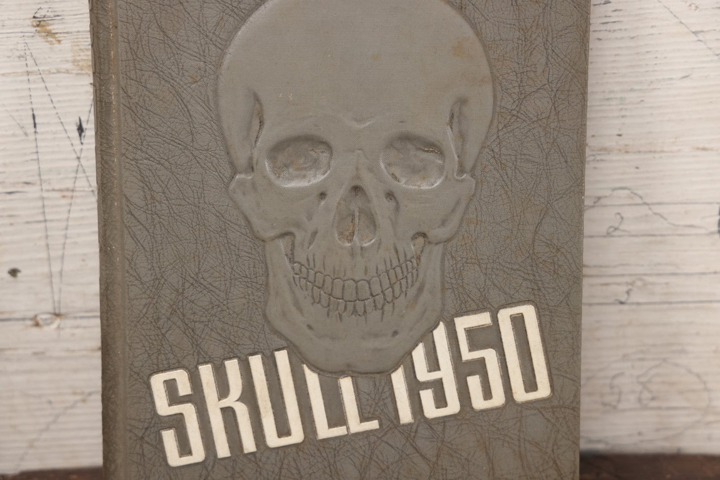 Lot 041 - The Skull 1950 Yearbook From Albany Medical College, Union University, Albany, New York, Skull On Cover, Interesting Medical Photos Inside