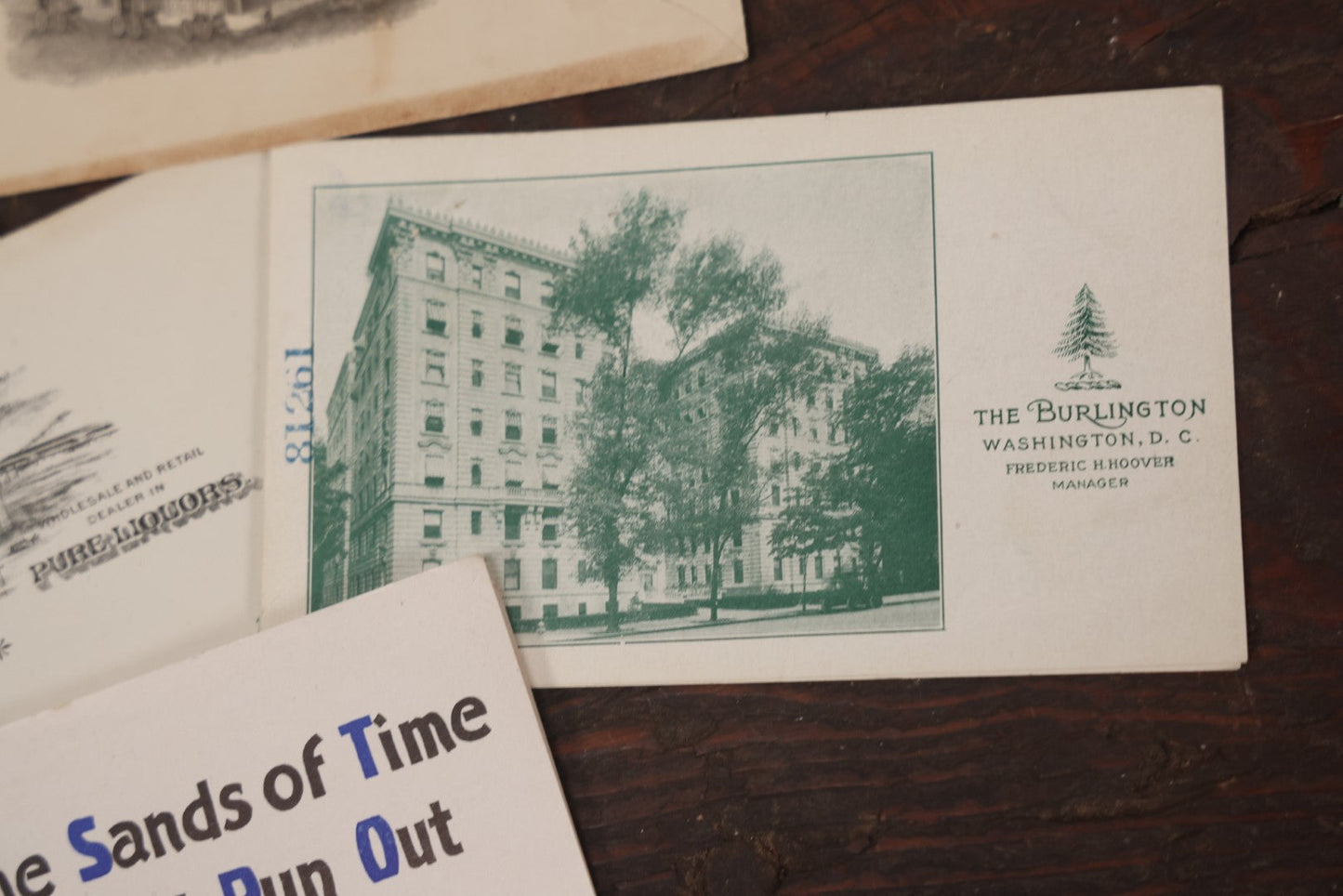 Lot 060 - Grouping Of Ten Pieces Of Assorted Ephemera With Advertisements, Billheads, Etc., Including From William Foust's Sons Distillers Of Pure Liquors